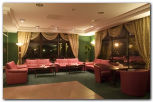 Sala z kominkiem